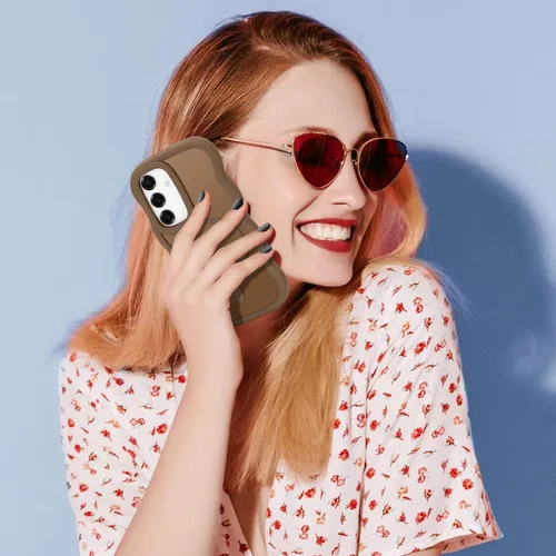 Vista 7 de Pepmune for Samsung Galaxy S25 Plus/S24 Plus Case Wave Frame, Desert Gold Dorado Desierto