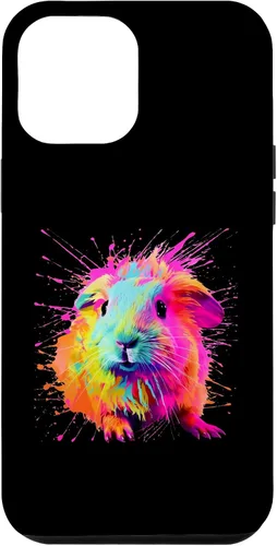 Vista 26 de Splash Paint Guinea Pig Furry Potato Lovers Case for iPhone 16