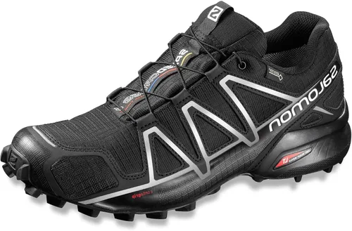 Vista 6 de Salomon Zapatillas de trail running Speedcross 4 para hombre Azul Yonder Negro Lava Naranja