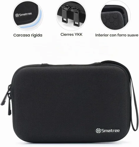 Vista 6 de Smatree Estuche organizador de accesorios duros para Apple Pencil/Mac mini de 14-16 pulgadas For 14-16inch Apple Magic Trackpad/Mouse,AirPods