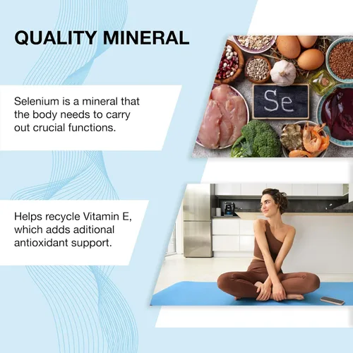 Vista 6 de Puregen Labs Selenio 200 mcg Mineral esencial sin levadura – 500 tabletas vegetarianas Apoyo inmunológico y antioxidante Sin OMG, sin gluten