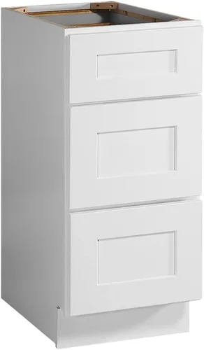Vista 33 de Design House Brookings - Armario de cocina con base sin ensamblar, 9 pulgadas de ancho x 24 pulgadas de profundidad x 34.5 pulgadas de alto, marrón