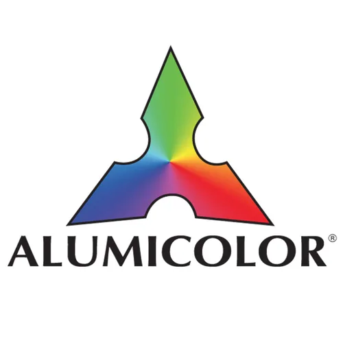 Vista 6 de Alumicolor Borde recto de aluminio con parte trasera central, 48 pulgadas, plateado