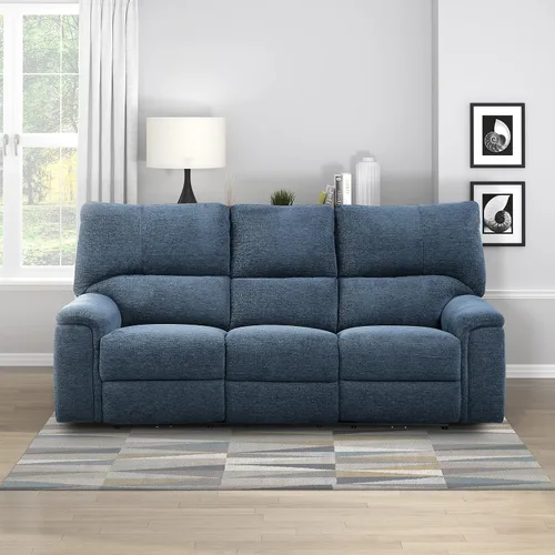 Vista 9 de Lexicon Evanside Wall Hugger - Sofá reclinable eléctrico, color carbón