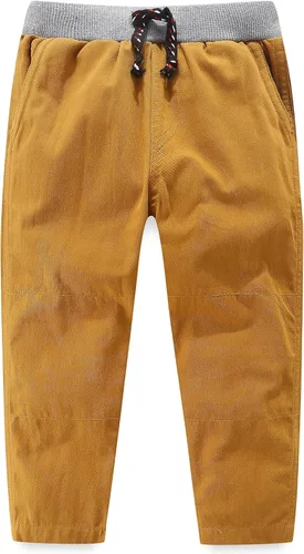 Vista 5 de Bumeex Paquete de 2 pantalones de algodón sin cierre para niño de 2 a 9 años