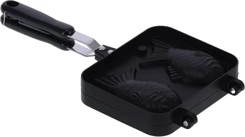 Vista 8 de Máquina para hacer gofres, molde para gofres con forma de pescado, molde antiadherente de cocina para gofres con forma de pescado