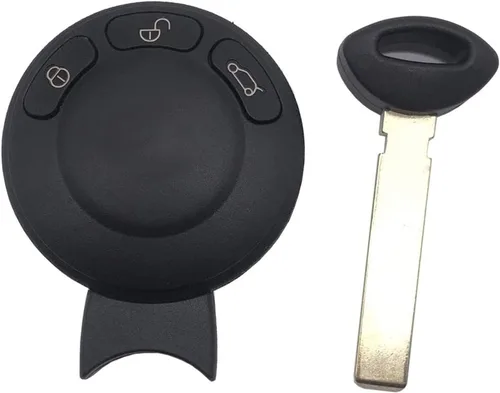 Vista 2 de Funda para llavero de automóvil de 3 botones para BMW Mini Cooper 2007-2014 sin llave con control remoto (1)