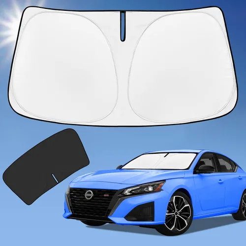 Vista 31 de Parasol de 4 capas para parabrisas, ajuste personalizado, tela 240T