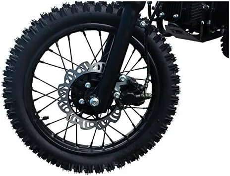 Vista 4 de HHH 110cc moto de cross Tao Tao Motors DB14 Motocicleta para motocross Pit Gas bike Moto de cross a gas Pitbike 110cc Moto de cross para niños (Rojo)