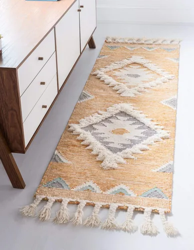 Vista 21 de Unique Loom Mesa Collection - Alfombra de área - Papago (2 pies 2 pulgadas x 6 pies 1 pulgada, carbón/gris)