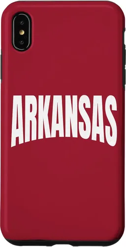 Vista 7 de Funda local tradicional para iPhone 15 Minimal Arkansas Rojo Blanco Fayetteville AR