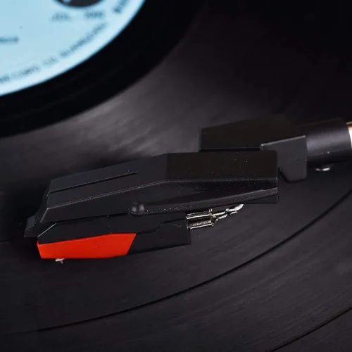 Vista 5 de Paquete de 4 agujas de repuesto para tocadiscos Ruby para ION Jenson Crosley Victrola Sylvania Turntable Phonograph LP Vinyl Player Más marcas