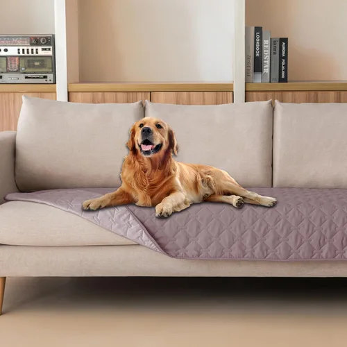 Vista 24 de gogobunny Manta para mascotas 3 veces más resistente, impermeable y a prueba de arañazos; protector de muebles reversible para perros y gatos, funda