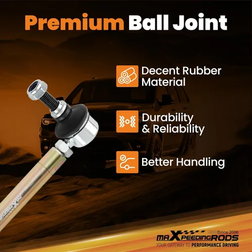 Vista 3 de maXpeedingrods Barras de Esfuerzo Laterales Ajustables Delanteras para BMW Serie 3 E36 E46 M3 E90 E91 E92 E93, Kit de Suspensión de Barras