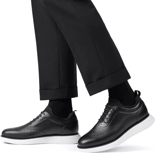 Vista 7 de Bruno Marc Zapatillas de vestir para hombre Oxfords Casual Wingtip Brogue Shoes 2.0