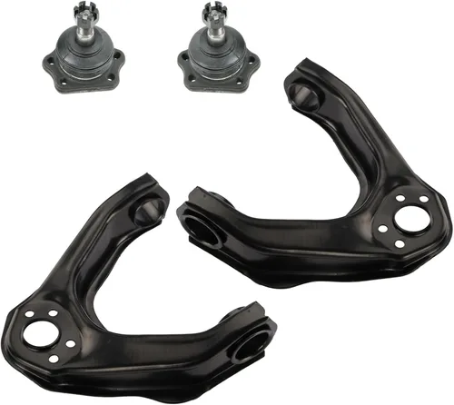 Vista 25 de TRQ Brazo de control superior e inferior del lado del conductor y del pasajero con juego de rótulas compatible con Chevrolet GMC 89-02