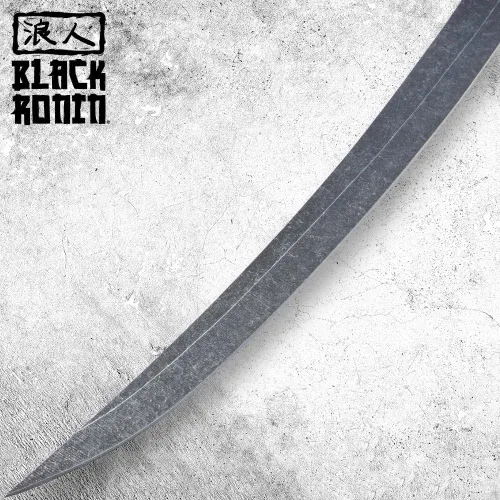 Vista 5 de Black Ronin Combat Wakizashi Sword with Injection Molded Sheath Stainless Steel Blade Cord-Wrapped Handle