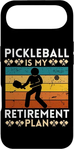 Vista 27 de Pickleball Is My Retirement Plan Case for iPhone 16