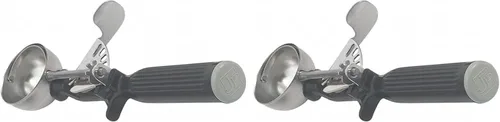 Vista 2 de Cuchara de helado Vollrath, acero inoxidable, tamaño 6, Negro