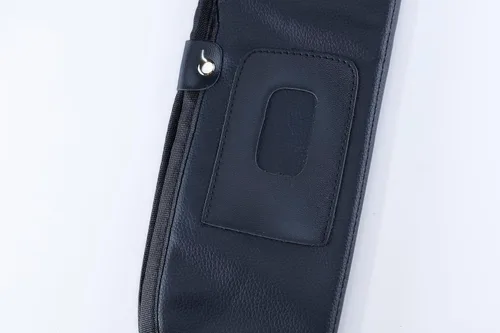 Vista 3 de Bolsa de billar para billar, 1 x 1 funda de poliuretano para taco de piscina, funda suave de 2 piezas, accesorios para mesa de billar