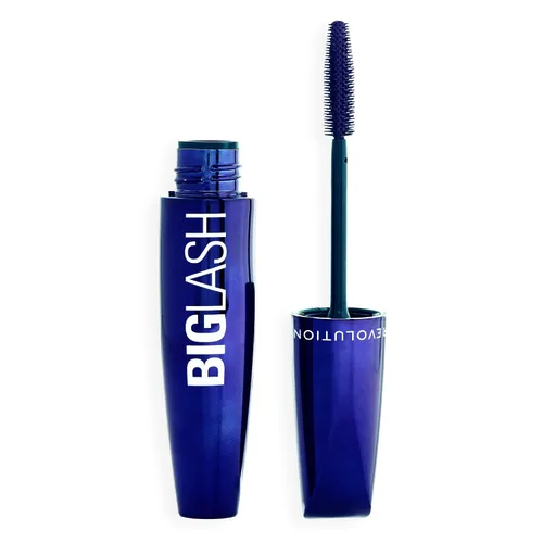 Vista 7 de Makeup Revolution Big Lash Volume Mascara, una máscara que añade volumen, libre de crueldad, negro Alargamiento y volumen con una sensación