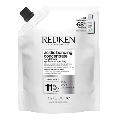 Vista 9 de Redken Acidic Bonding Concentrate Conditioner For Damaged Hair Repair - Strengthens and Repairs Weak and Brittle Hair, Sulfate-Free, With Citric Acid