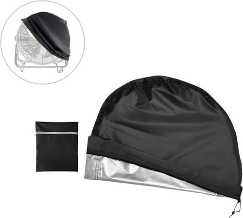 Vista 2 de Cubierta protectora para ventilador industrial, cubierta protectora para electrodomésticos de alta resistencia, cubierta de ventilador de piso