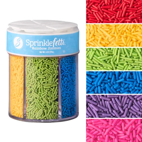 Vista 13 de Sweets Indeed Sprinklefetti Frasco de chispas de otoño de 6 celdas – 6 chispas de otoño surtidas