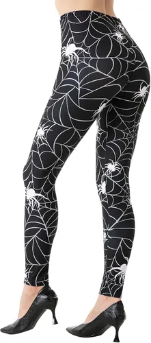 Vista 8 de Ndoobiy pantalones de yoga para mujer, pantalones de entrenamiento básicos, leggings impresos, leggings suaves y mantecosos Un juego