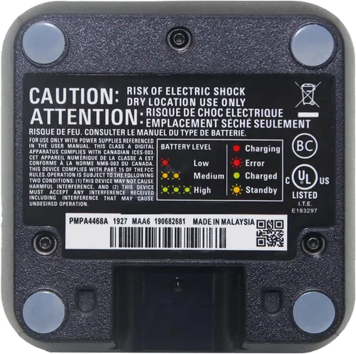 Vista 4 de PMLN7109A PMLN7109 Charger Compatible for Motorola SL300 SL300e SL3500e SL500 SL500E SLN1000 SL1600 SL2600 TLK100 SL1M Radio Pmnn4468a Battery