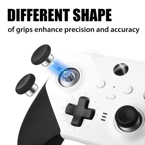 Vista 3 de Elite Series 2 Thumbsticks - Joysticks magnéticos 6 en 1 para Xbox Elite Controller Series 2 Core (modelo 1797), accesorios de repuesto incluidos 2