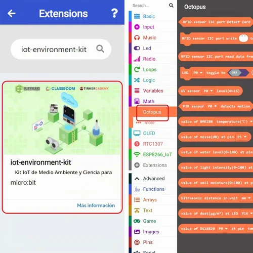 Vista 3 de ELECFREAKS Microbit Smart Agriculture Kit Micro:bit Sensor Starter Kit Pulpo Series Sensor, DIY Programación STEM Kit con Módulos Electrónicos