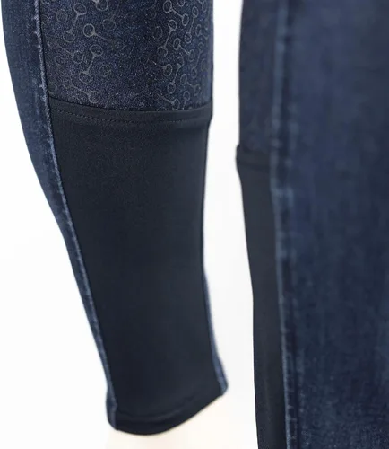 Vista 7 de HORZE Kaia - Pantalones de asiento completo de silicona de cintura alta para mujer
