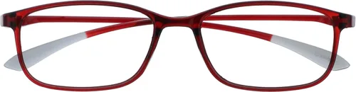 Vista 6 de OPULIZE ICE - Lentes de lectura para mujeres y hombres, marco rectangular resistente a los arañazos con bisagras de resorte, azul oscuro cristal