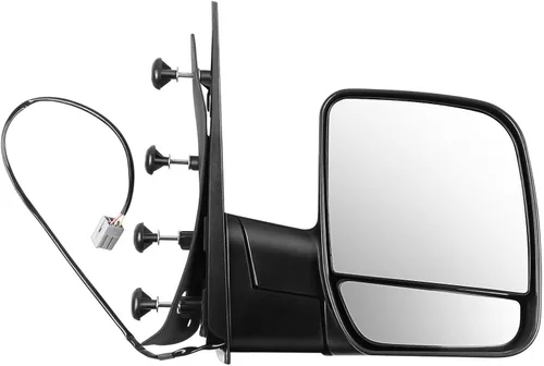 Vista 9 de SCITOO Espejo retrovisor lateral del pasajero lado derecho apto para 2003-2013 para Ford E-150 E-250 2004-2013 E-350 E-450 Super Duty E-450 Espejo