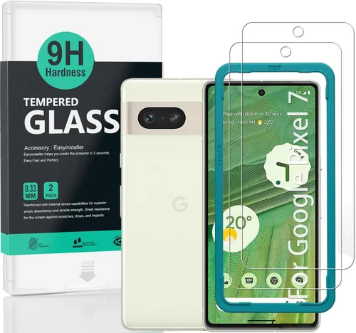 Vista 9 de Ibywind Protector de pantalla para Google Pixel 6a 5G 6.1", con protector de lente de cámara de metal, sin burbujas, fácil de instalar