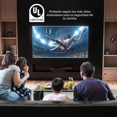 Vista 2 de Mount-It! Soporte de pared de TV de movimiento completo resistente con certificación UL para la mayoría de televisores de pantalla plana de 37 a 80