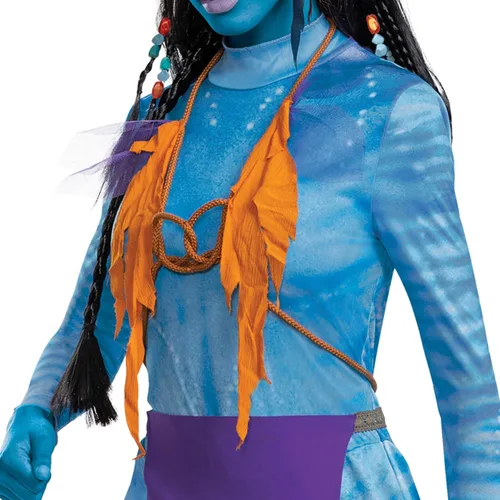 Vista 3 de Disfraz de Neytiri de arrecife de Avatar, disfraz oficial de Disney Avatar Way of the Water para adultos