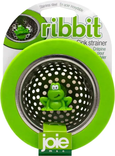 Vista 8 de Joie Flamingo - Cesta coladora para fregadero de cocina, se adapta a todos los fregaderos estándar, acero inoxidable, bonita cubierta de drenaje