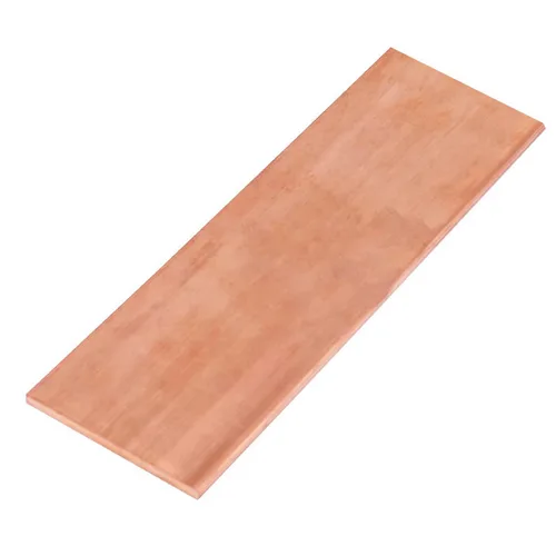 Vista 6 de VERNUOS 1/4" x 2" C110 Barra plana de cobre sólido de 6" de largo, .23" de placa para laminador