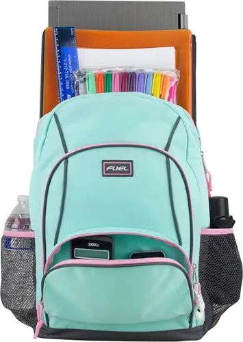 Vista 5 de FUEL Mochila multibolsillo con divertidos estampados mochila casual bolsa multiusos Carnaval Menta Mochilas Daypack