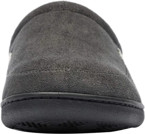 Vista 3 de NewDenber Men's Warm Memory Foam Suede Plush Lined Slip on Indoor Outdoor Clog House Slippers
