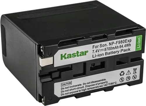Vista 3 de Kastar Magic NP-F980Exp - Batería de repuesto para cámara Bosma G1 Pro 8K (MFT)
