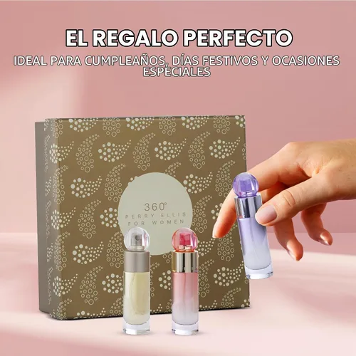 Vista 5 de Perry Ellis 360° para mujer, juego de regalo de 3 piezas, 360° para mujer