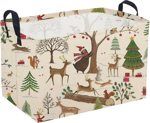 Vista 55 de Sanjiaofeng - Cestas rectangulares para niños con forma de oso, contenedores de almacenamiento con asas. Linda cesta de almacenamiento para ropa