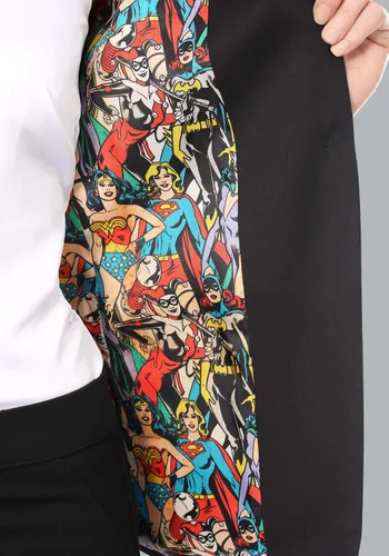 Vista 9 de DC Comics - Blazer de un botón para mujer con estampado vintage
