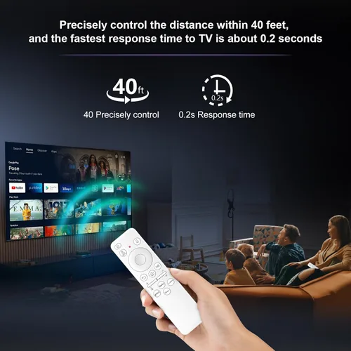 Vista 9 de Control remoto recargable con voz para Samsung - Control remoto inteligente para TV, reemplazo compatible para televisores inteligentes Samsung