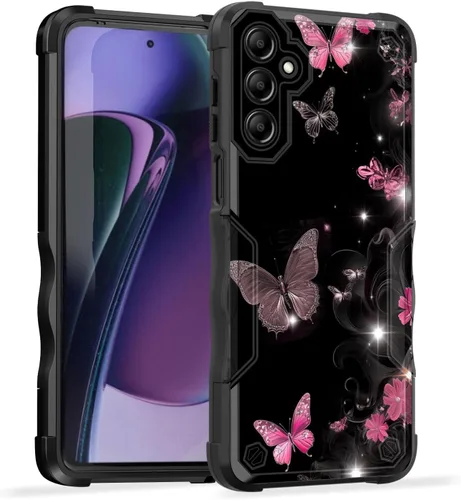 Vista 237 de Funda para Galaxy A14 5G, [Doble Capa][Protección contra Caídas de Grado Militar de 10 Pies] [Antideslizante] Funda Resistente a Prueba de Golpes