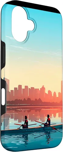 Vista 3 de iPhone 16 Academic Rowing - Kayaking - Sport Rowing Case