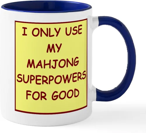 Vista 20 de CafePress Mahjong Mugs - Taza de café de cerámica de 11 oz (11.0 fl oz)